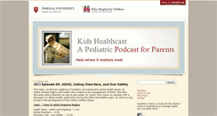 Desktop Screenshot of kidshealthcast.org